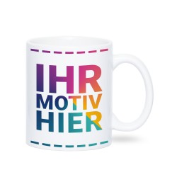 Werbetasse weiß Fototassen